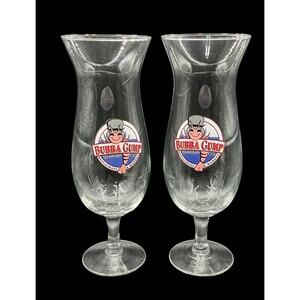 Set Of 2 Bubba Gump‎ Shrimp Co MAUI Hurricane Glasses